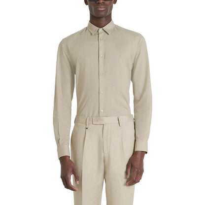 Antony Morato overhemd van beige katoen