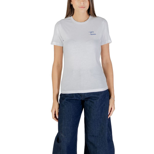 T-shirt en coton bicolore uniquement