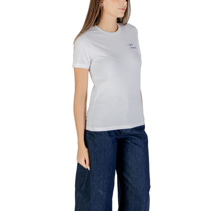 T-shirt en coton bicolore uniquement