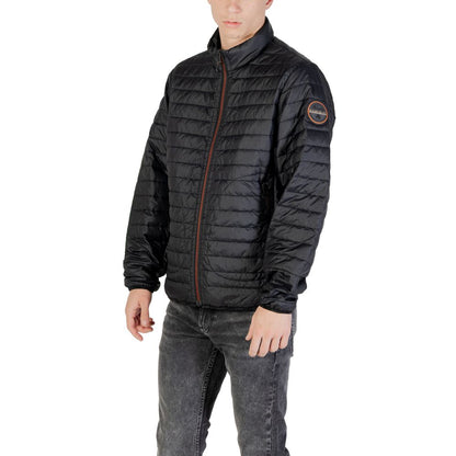 Napapijri Black Polyamide Jackets & Coat