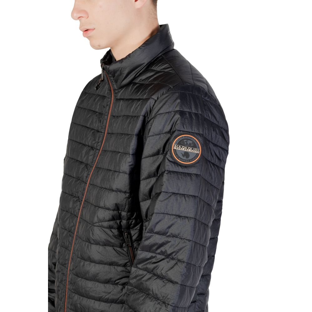 Napapijri Black Polyamide Jackets & Coat
