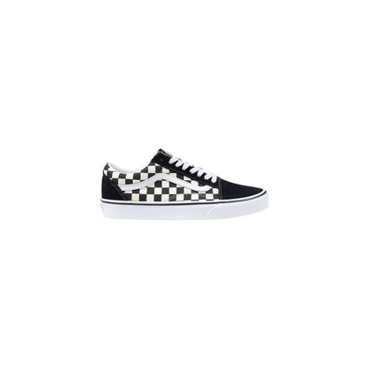 Vans Black And White Fabric Sneaker