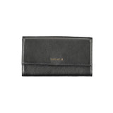 Coccinelle Black Leather Wallet - Élégance et Fonctionnalité