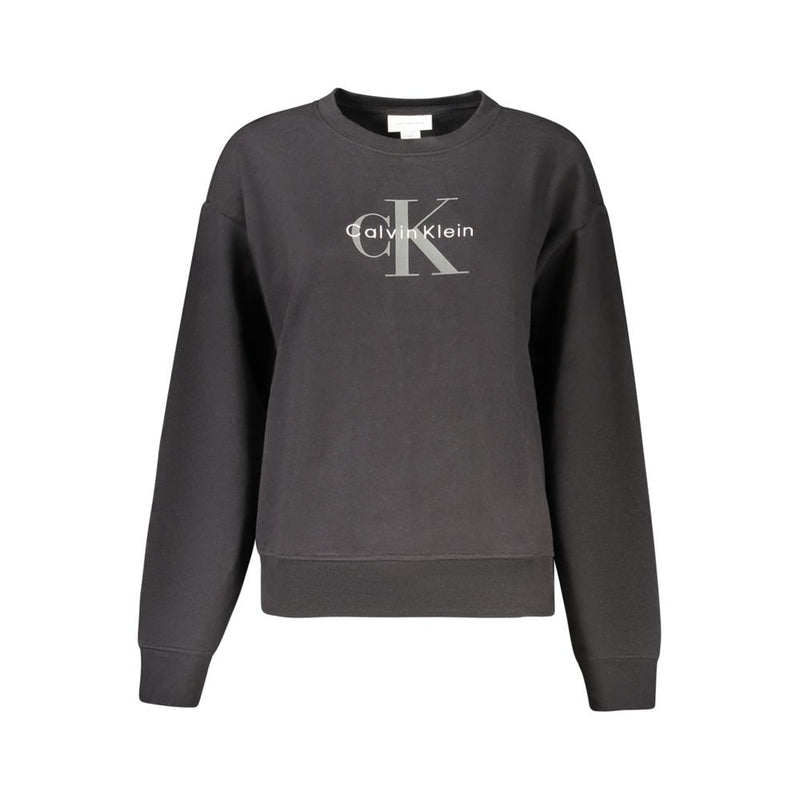 Calvin Klein Black Cotton Women Sweater - Chic and Sustainable