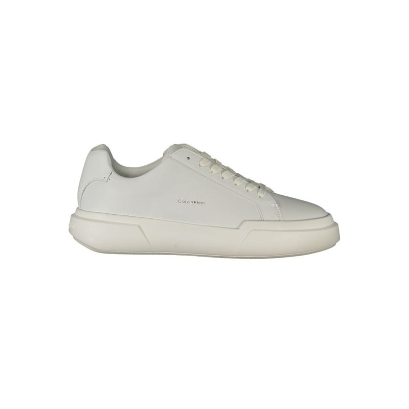 Calvin Klein White Leather Women Sneaker - Chic and Comfortable