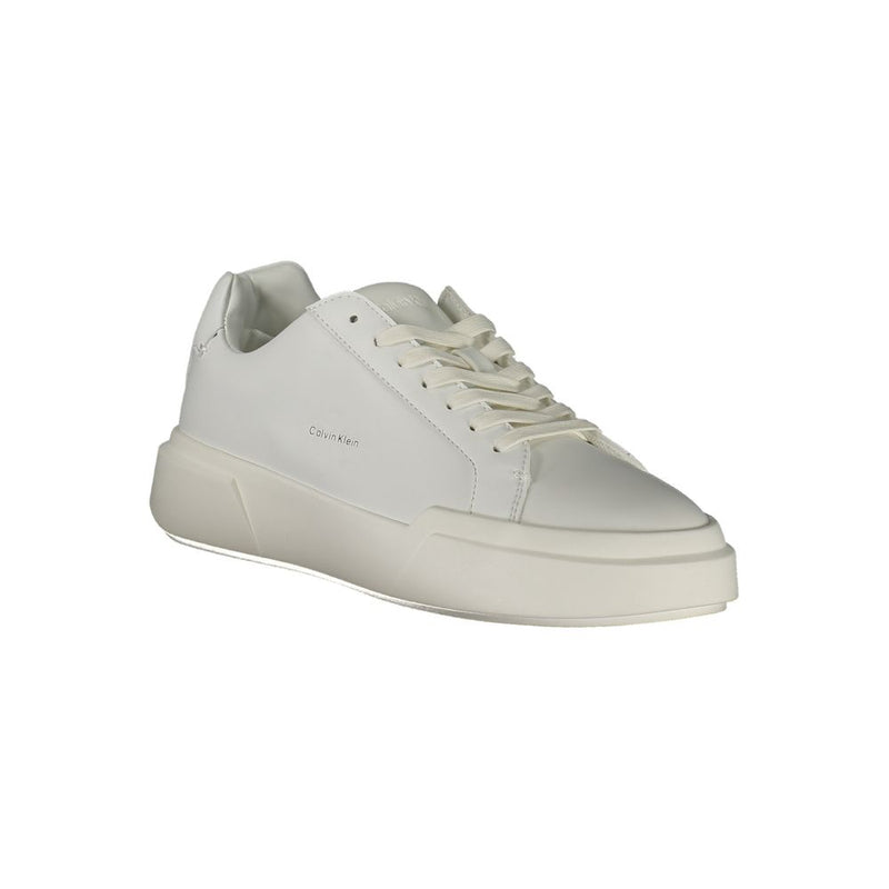 Calvin Klein White Leather Women Sneaker - Chic and Comfortable