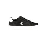 Calvin Klein Black Leather Men Sneaker - Élégant et Confortable