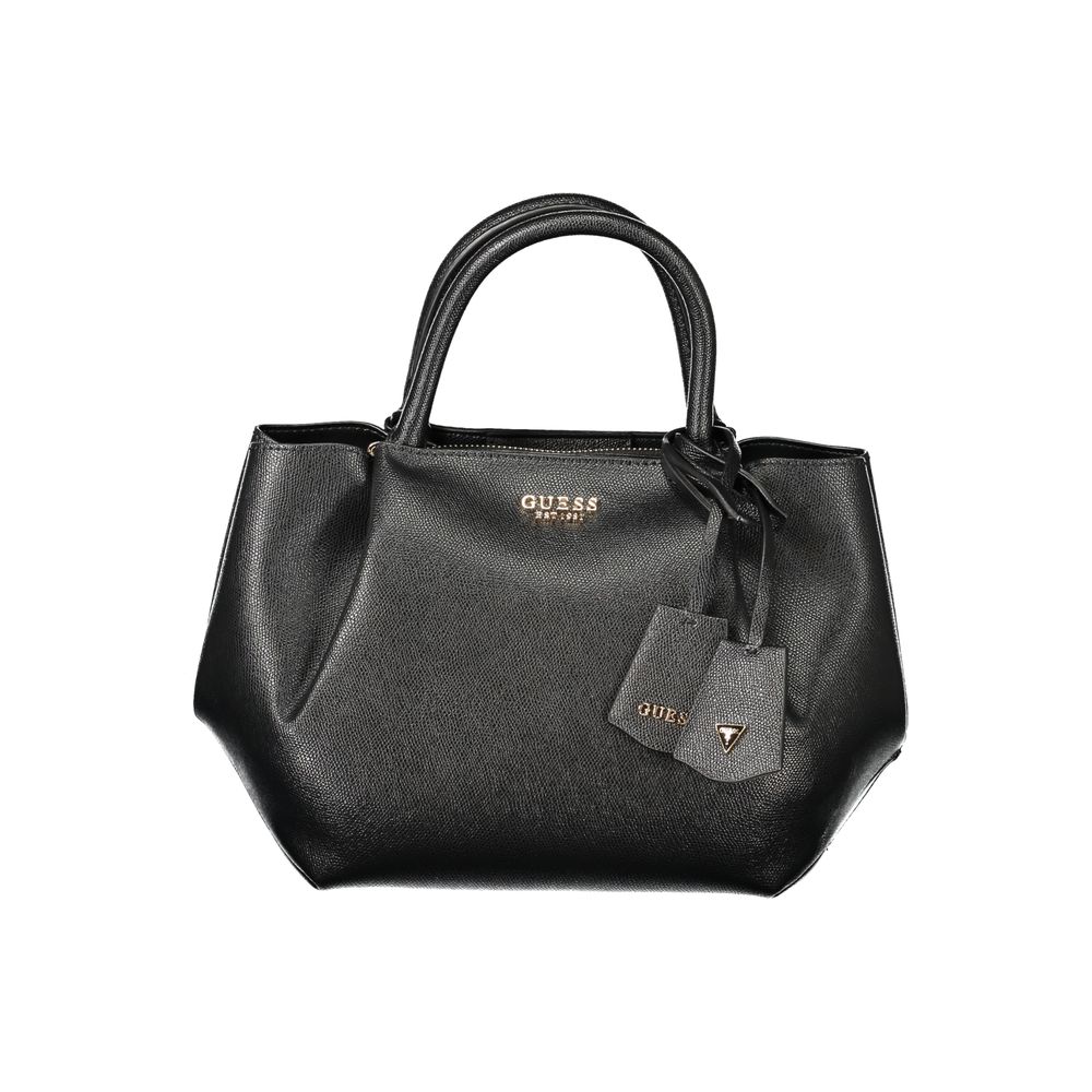 Guess Jeans Amorette Sac à main noir en polyéthylène pour femmes