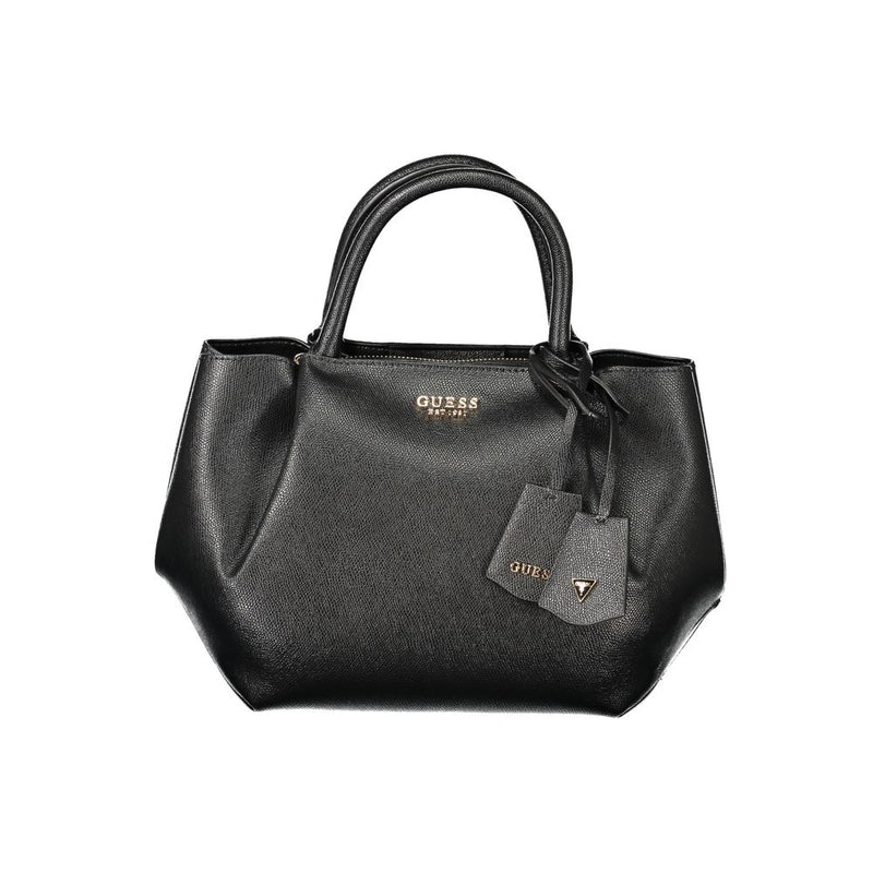Guess Jeans Amorette Sac à main noir en polyéthylène pour femmes