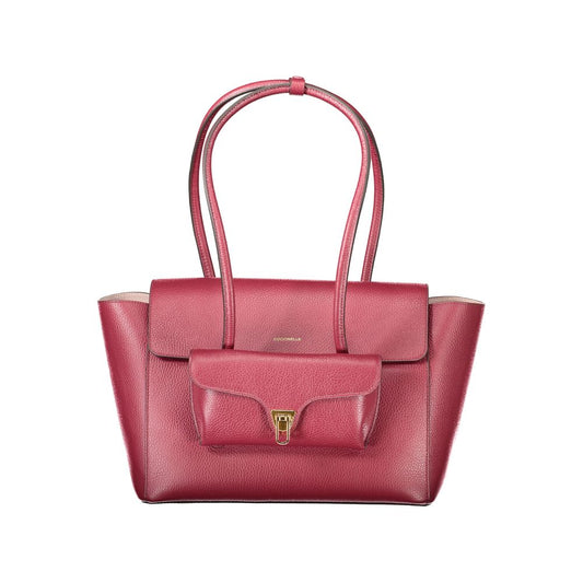 Coccinelle Rode Leren Dames Handtas