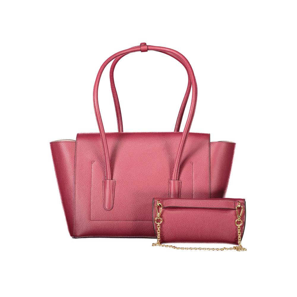 Coccinelle Rode Leren Dames Handtas