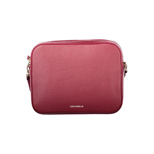 Sac à main Coccinelle en cuir rouge pour femme