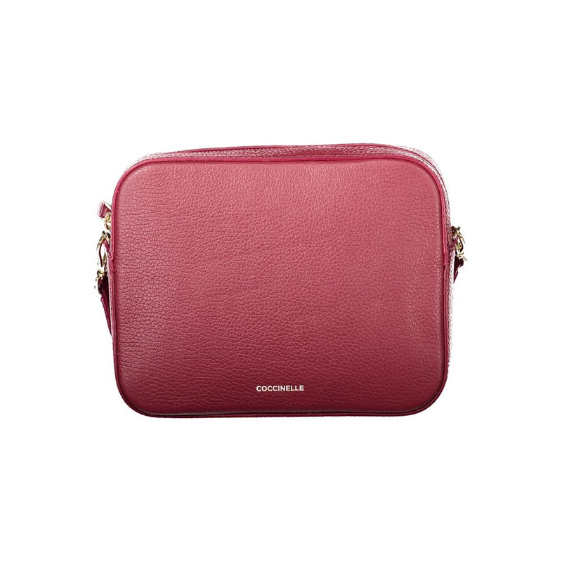 Coccinelle Mini Tebe Sac à Main en Cuir Rouge pour Femme