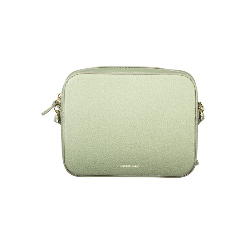 Coccinelle Mini Tebe Green Leather Handbag for Women
