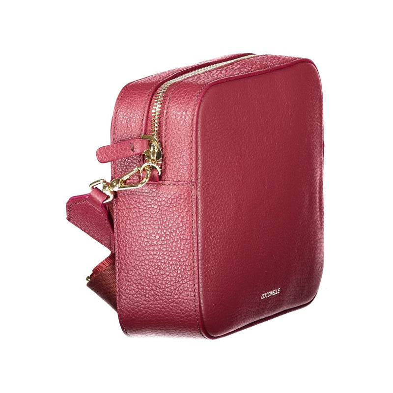 Coccinelle Mini Tebe Sac à Main en Cuir Rouge pour Femme