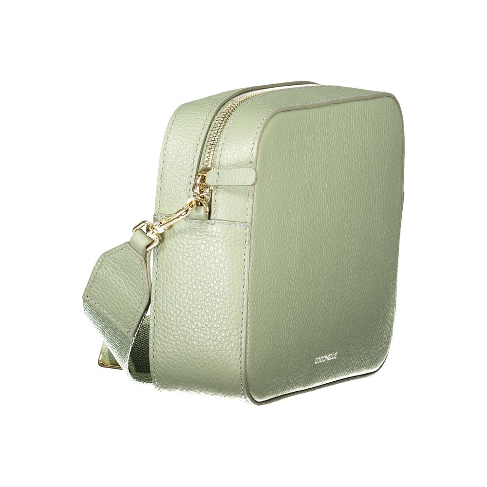 Coccinelle Mini Tebe Green Leather Handbag for Women