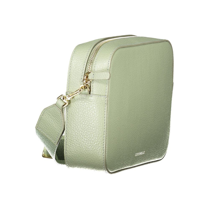 Coccinelle Mini Tebe Green Leather Handbag for Women