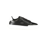 Calvin Klein Black Leather Men's Sneaker - Athletic Style and Comfort