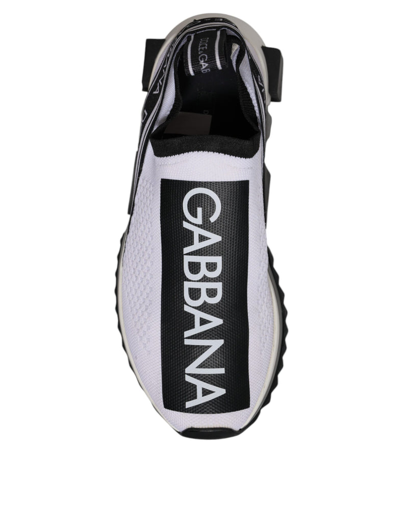 Dolce & Gabbana Sneakers Sorrento Noir Blanc Slip-On
