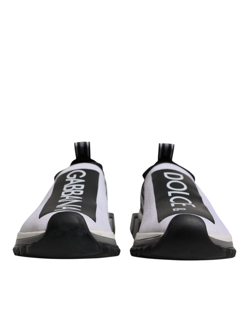 Dolce & Gabbana Sneakers Sorrento Noir Blanc Slip-On
