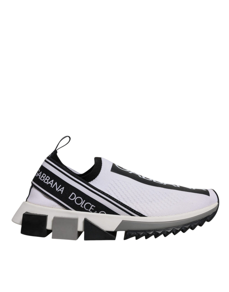 Dolce & Gabbana Sneakers Sorrento Noir Blanc Slip-On