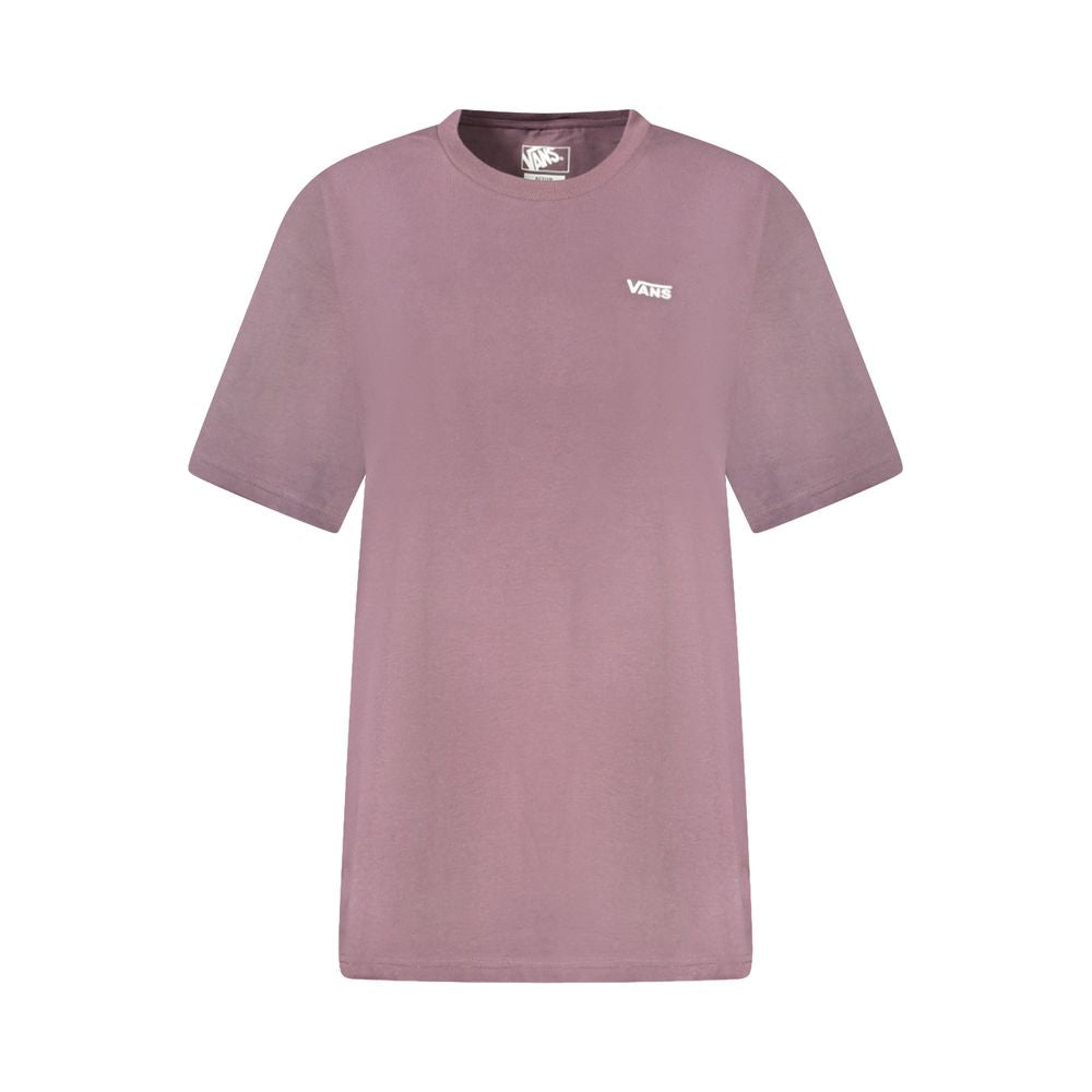 T-Shirt Vans Femme Violet en Coton - Affirmation de Style Audacieuse