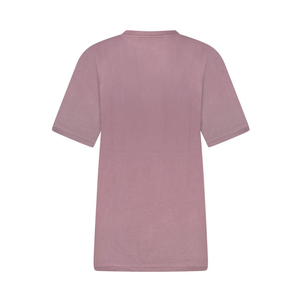 T-Shirt Vans Femme Violet en Coton - Affirmation de Style Audacieuse