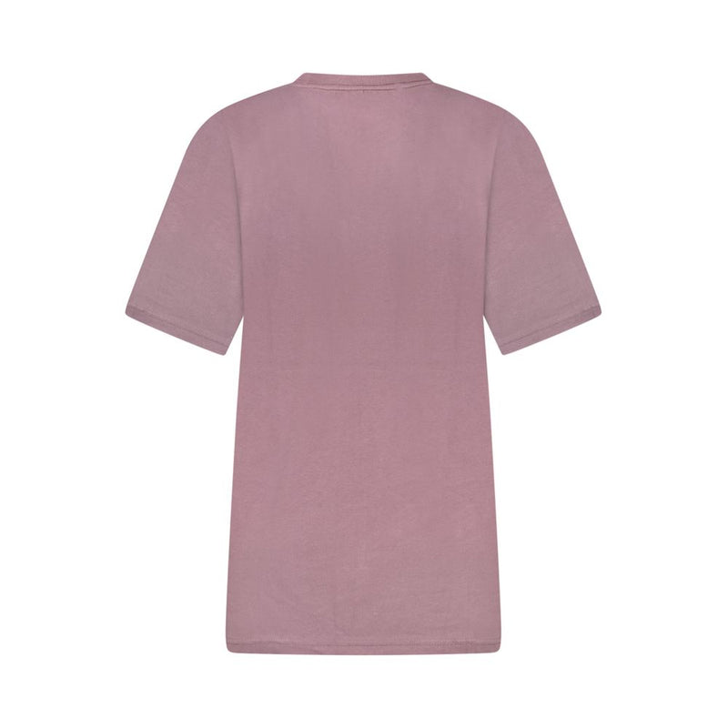 T-Shirt Vans Femme Violet en Coton - Affirmation de Style Audacieuse