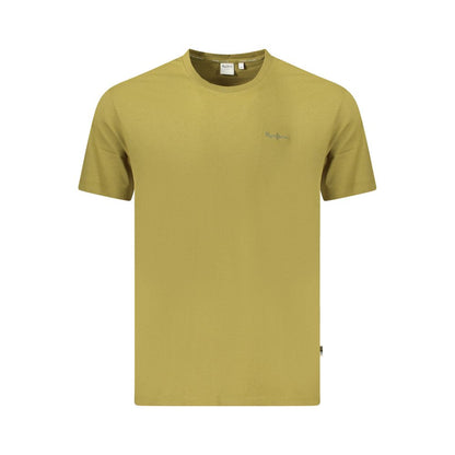 T-shirt homme en coton vert Pepe Jeans