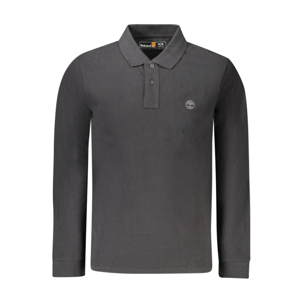 Polo Shirt en Coton Noir pour Hommes Timberland