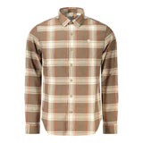 Chemise en Coton Marron Timberland pour Homme