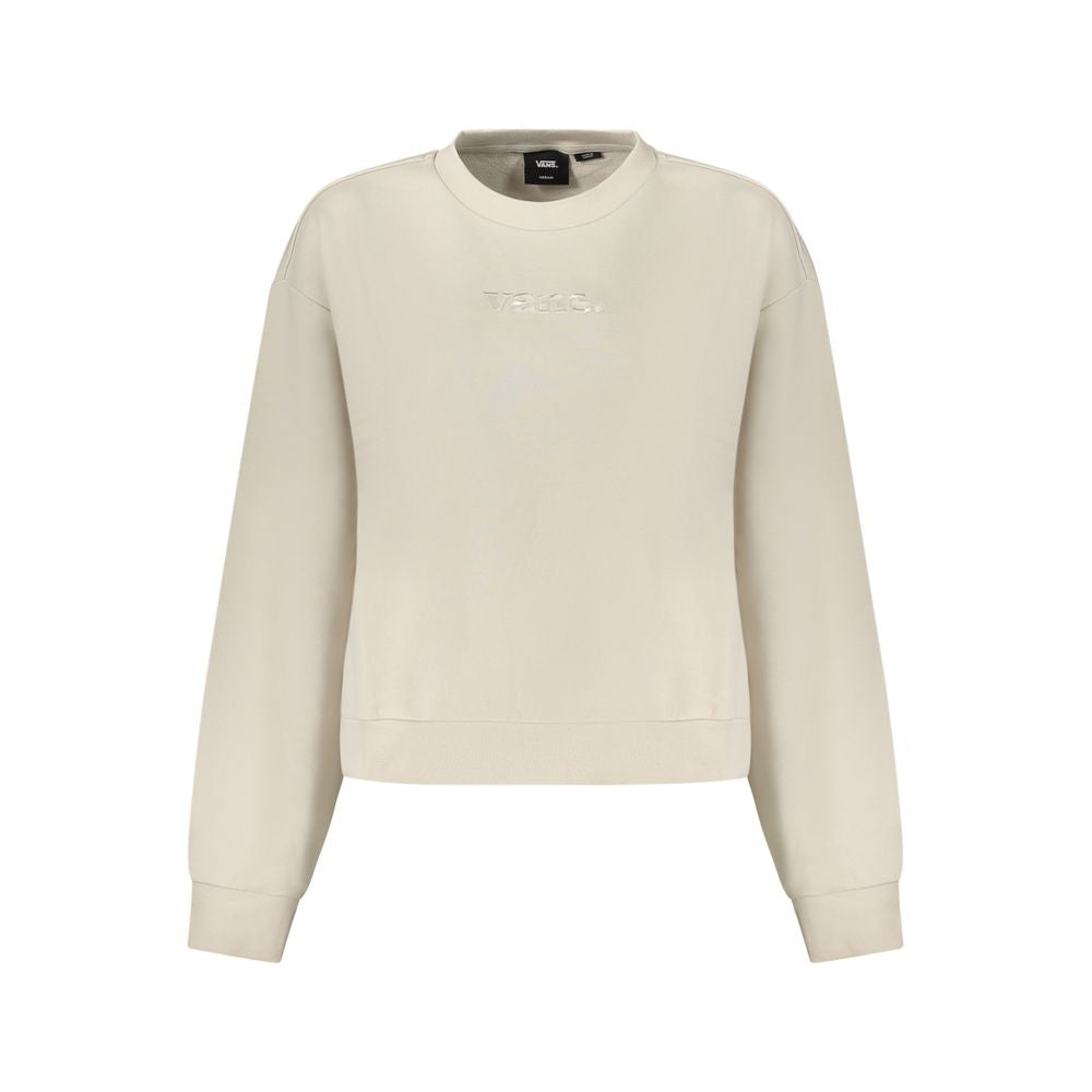 Vans Beige Cotton Women Sweater - Confort et Style Inégalés
