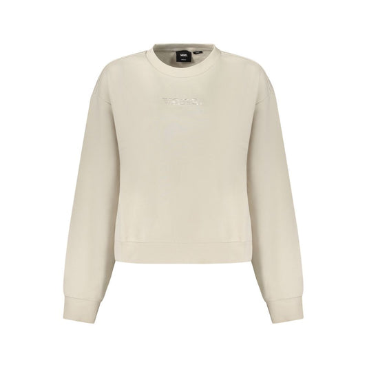 Pull en coton beige pour femme, marque Vans
