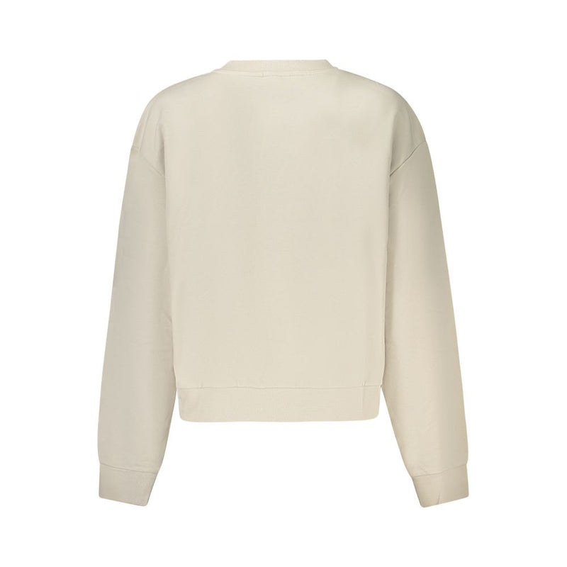 Vans Beige Cotton Women Sweater - Confort et Style Inégalés