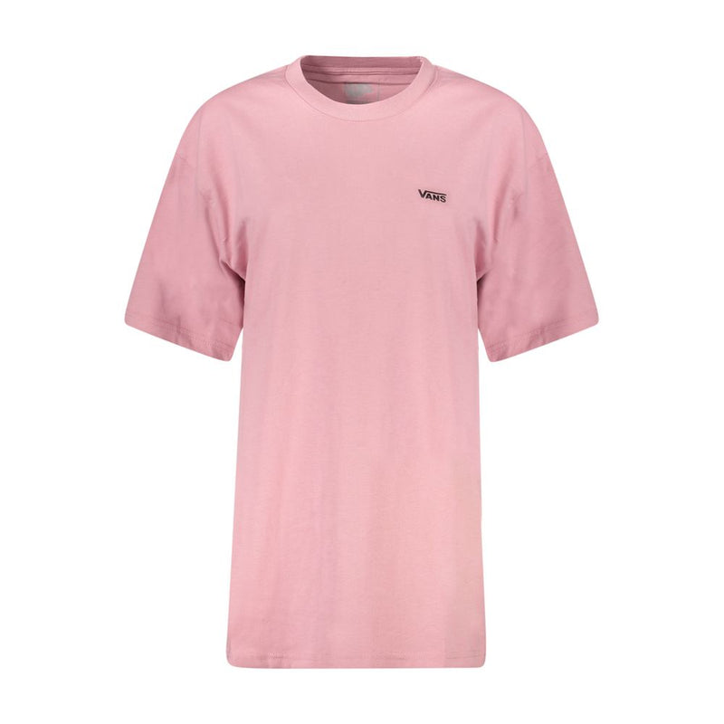 Vans Pink Cotton Women T-Shirt - Comfort and Iconic Style
