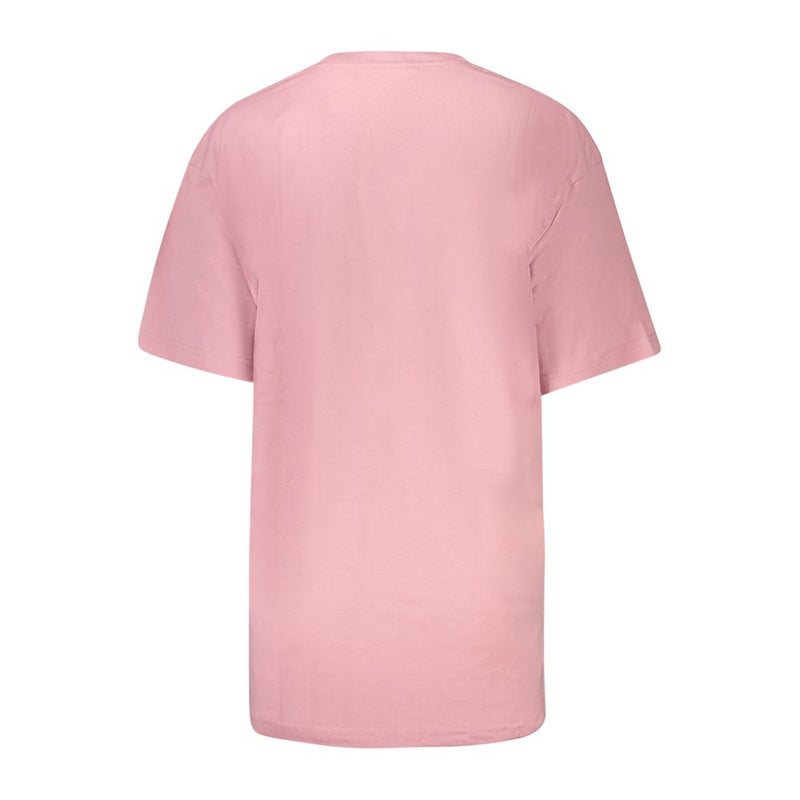 Vans Pink Cotton Women T-Shirt - Comfort and Iconic Style