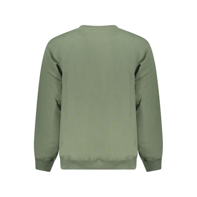 Vans Green Cotton Men Sweater - Classic Crew Neck Design