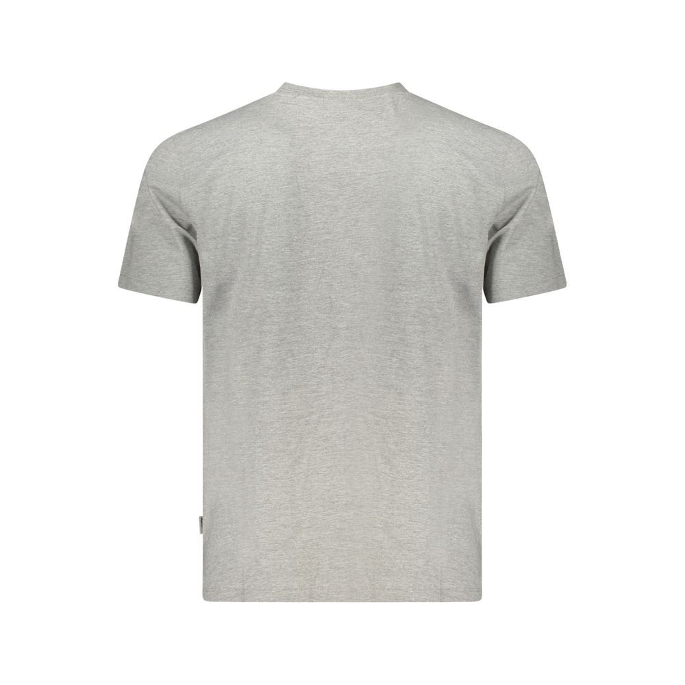 T-Shirt Pepe Jeans Connor Contrast en Coton Bio pour Hommes - Gris