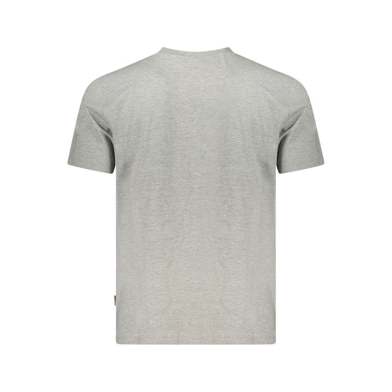 T-Shirt Pepe Jeans Connor Contrast en Coton Bio pour Hommes - Gris