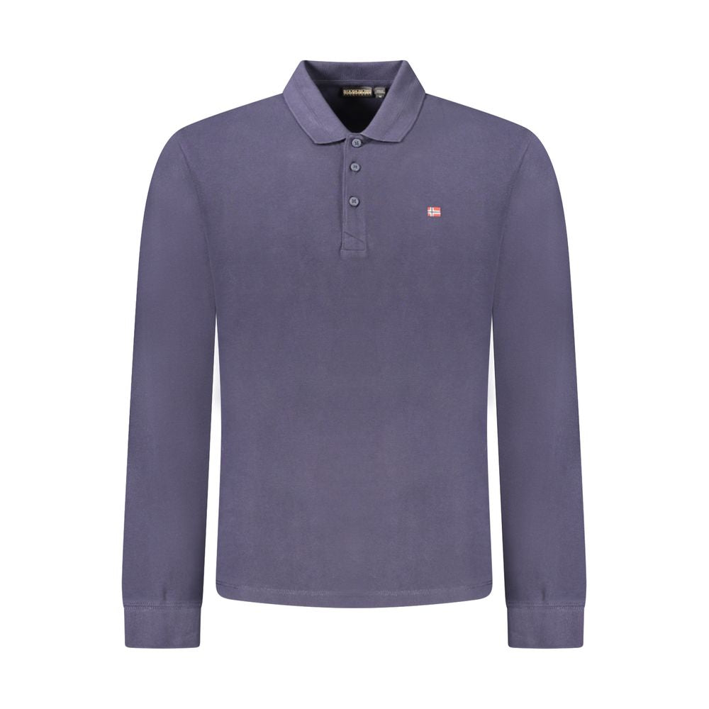 Polo Napapijri Bleu en Coton pour Homme