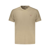 T-Shirt Napapijri Brown en Coton pour Homme