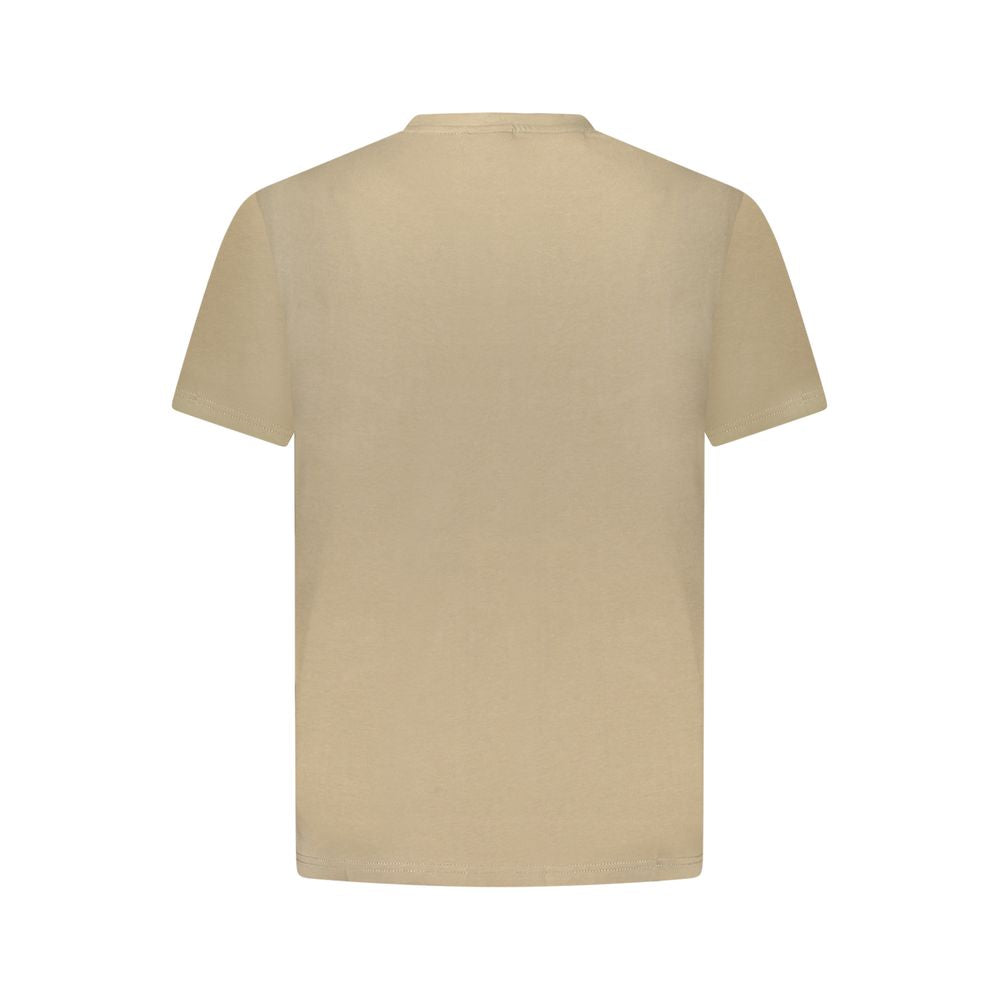 T-Shirt Napapijri Brown en Coton pour Homme