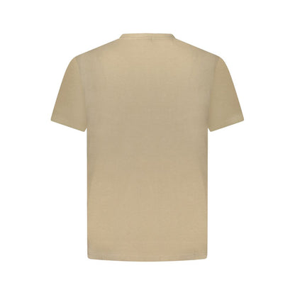 T-shirt Napapijri en coton brun pour homme