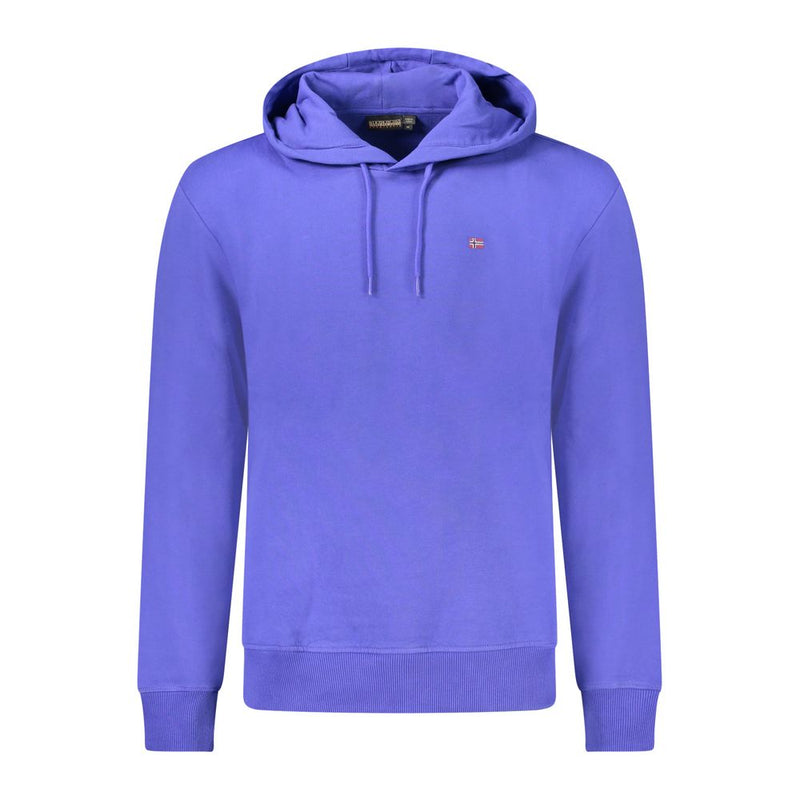 Napapijri Blue Cotton Men Sweater - Stylish and Comfortable