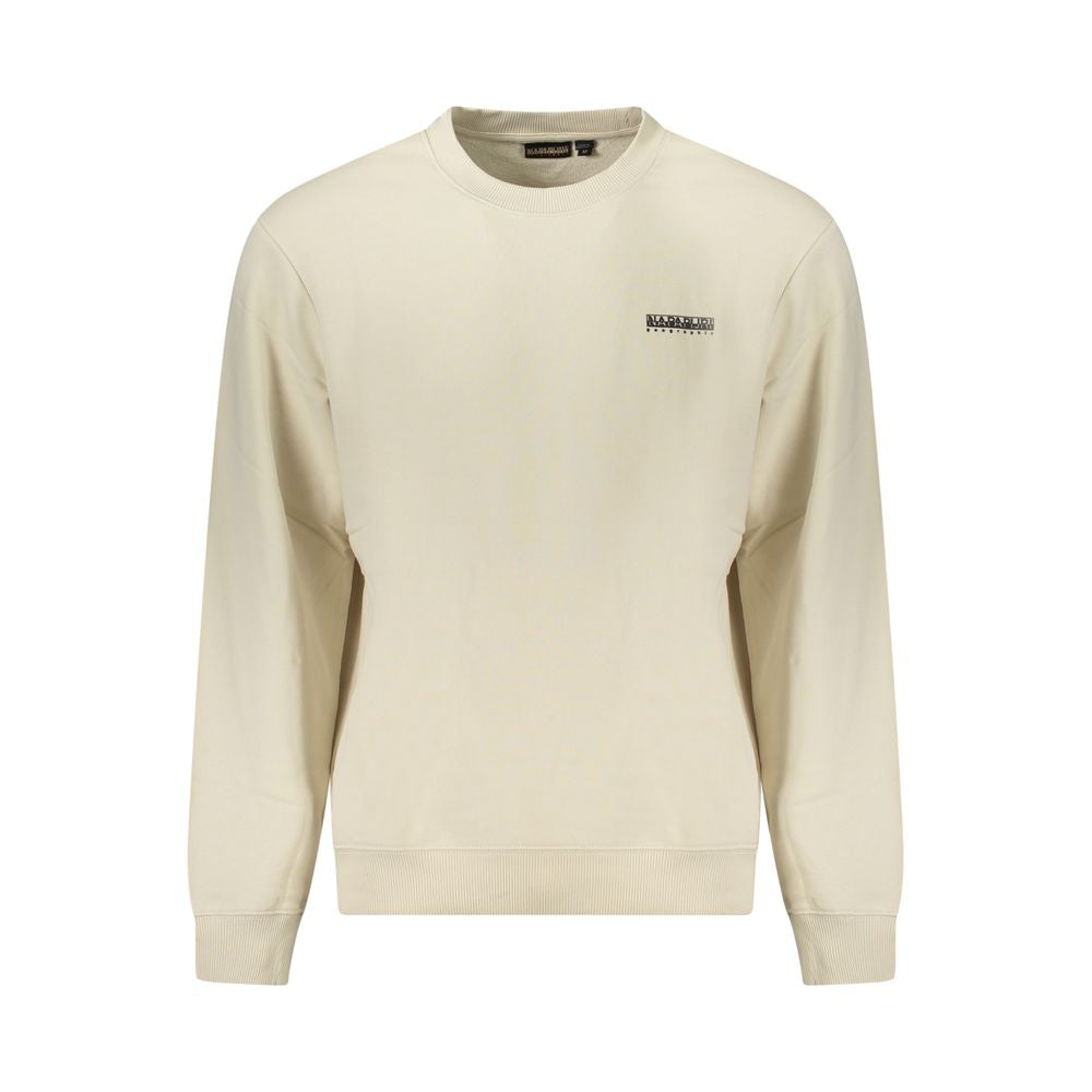 Sweatshirt Napapijri Beige en Coton pour Hommes