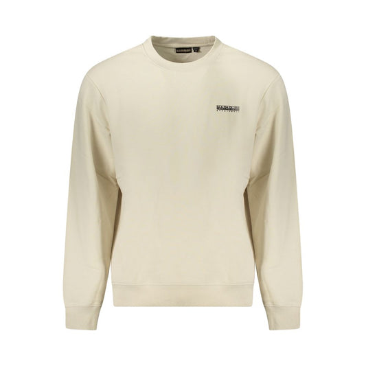 Pull en coton beige pour homme Napapijri