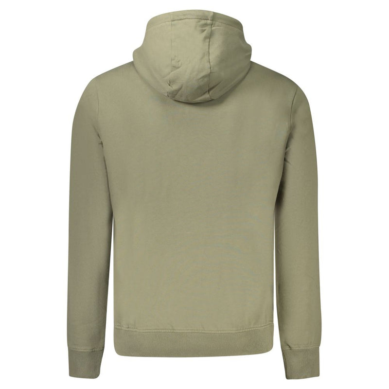 Napapijri Green Cotton Men Sweater - Stylish Comfort