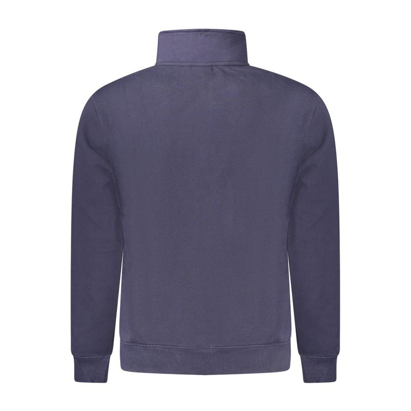 Napapijri Blue Cotton Men Sweater - Stylish & Cozy