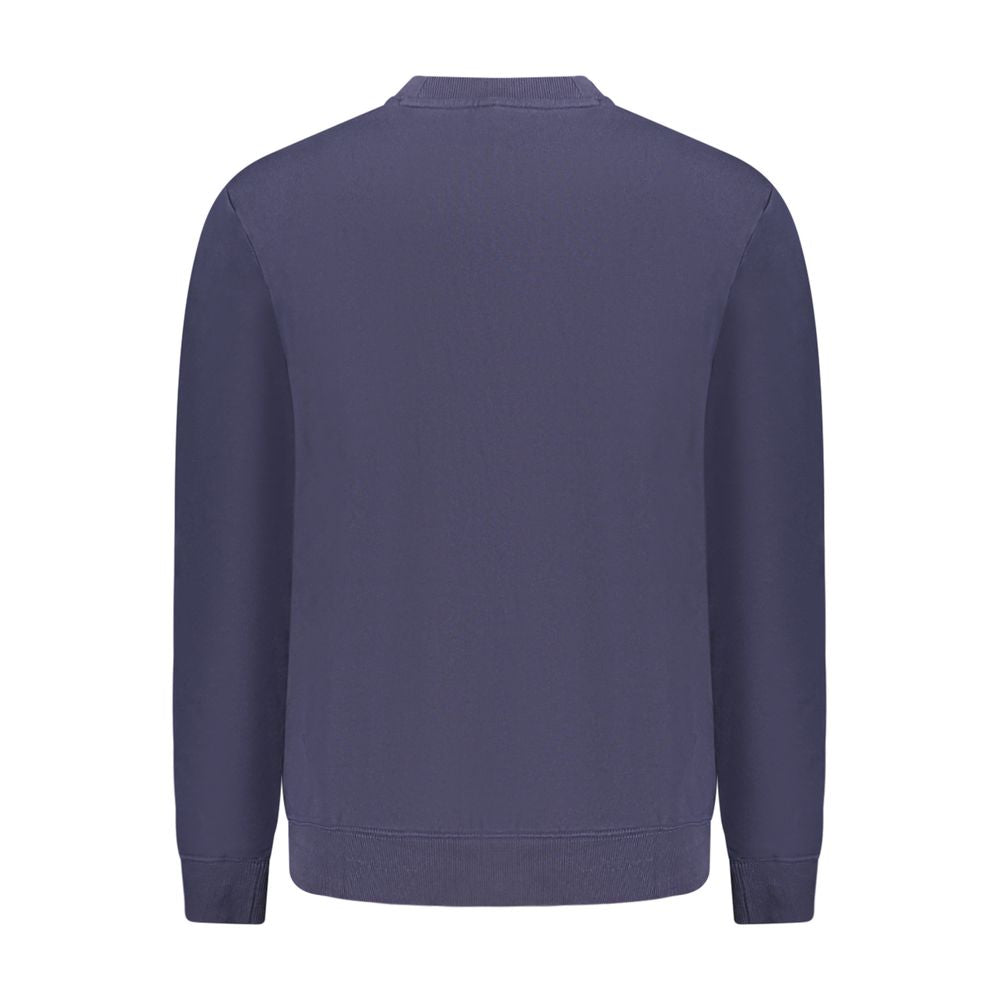 Napapijri Blue Cotton Men Sweater - Stylish Comfort