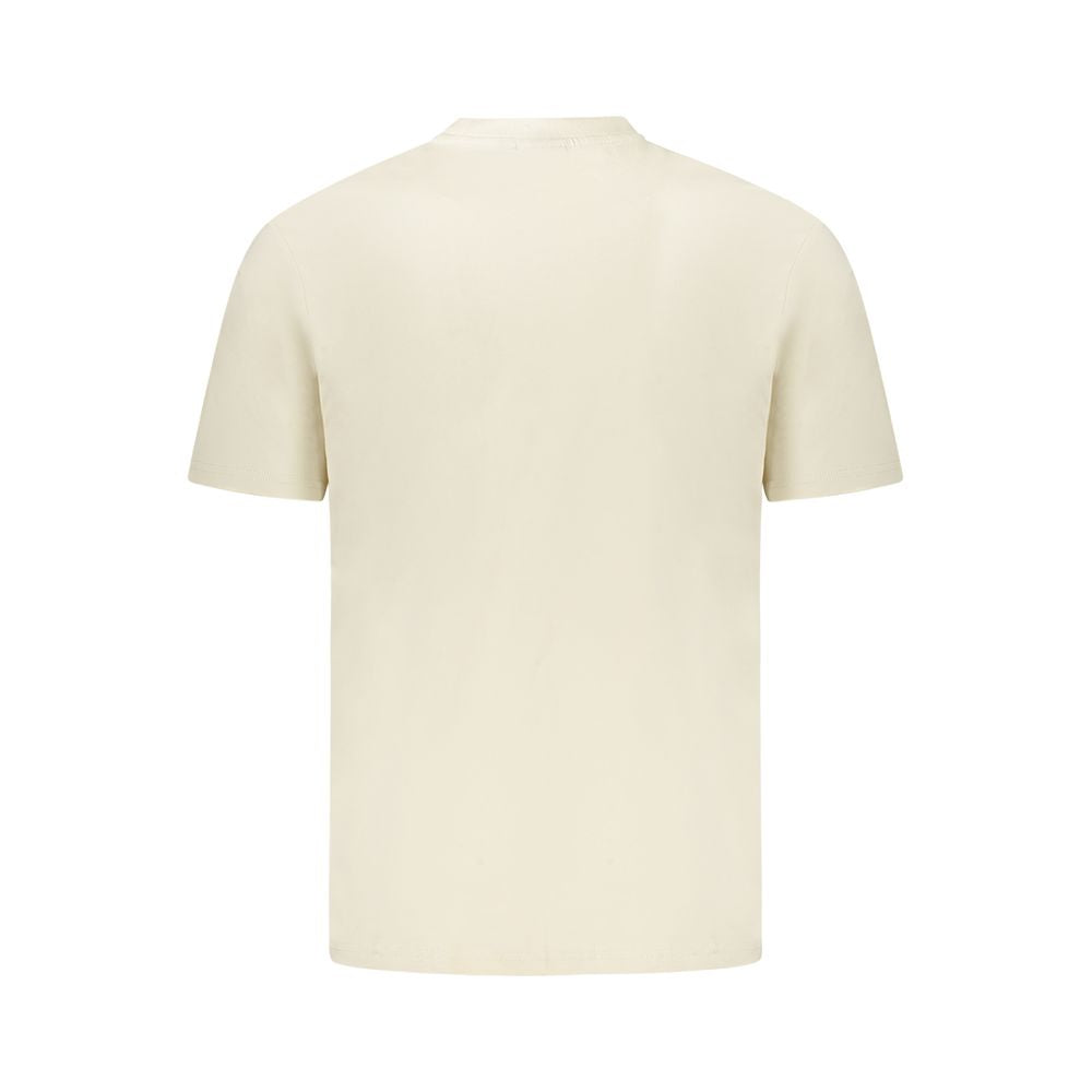 T-Shirt Napapijri Beige en Coton pour Homme